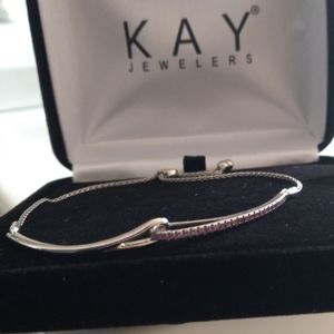 1/3 CT. PURPLE DIAMOND BOLO BRACELET